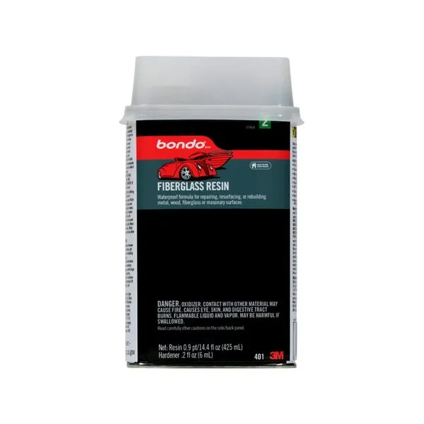 3M 401 Bondo Fiberglass Resin - 0.9 Pint