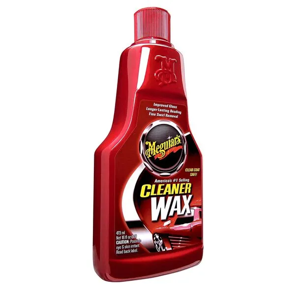 Meguiar's Cleaner Wax - Liquid Car Wax, Cleans, Polishes and Protects Your Vehicle - Easy to Use, Long-lasting Shine - 16 Oz