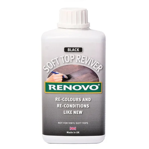 Renovo Soft Top Reviver - Black (500ml)
