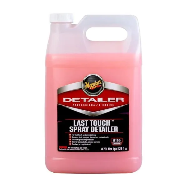 Meguiar's D15501 Last Touch Spray Detailer - Remove Light and Fresh Contaminants for a Spotless and Glossy Finish - Ideal for Professional Detailing - 128 Oz (1 Gallon)