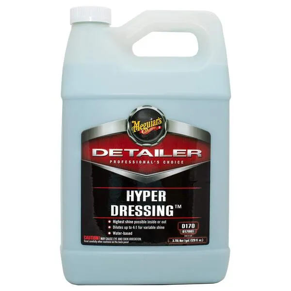 Meguiar's D17001 Hyper Dressing - 1 Gallon – Give Your Car’s Trim Pieces the Best Shine & Gloss