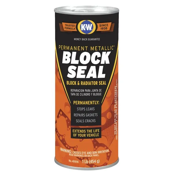 CRC K&W 401016 Block Seal Permanent Metallic™ Block & Radiator Seal - 16 Oz