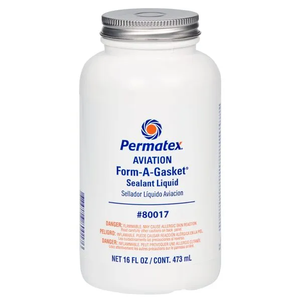 Permatex 80017 Aviation Form-A-Gasket No. 3 Sealant, 16 oz. , Brown
