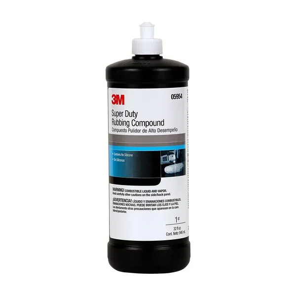 3M Super Duty Rubbing Compound, 05954, 1 qt (32 fl oz/946 mL)