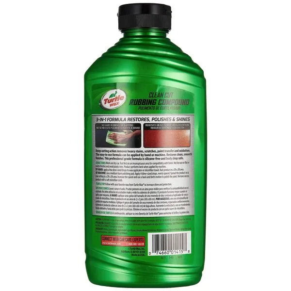 Turtle Wax T-415 Premium Grade Rubbing Compound - 18 oz. , Green