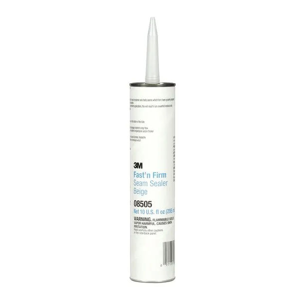 3M Fast 'N Firm Seam Sealer, 08505, Fast Setting, Paintable In 45 Minutes, 1/10 gal/10 fl oz Cartridge