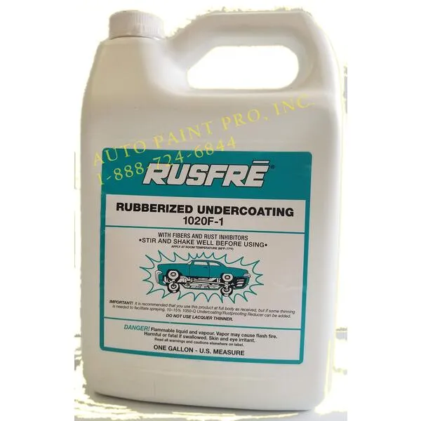 Automotive Spray-On Rubberized Undercoating Material, 1-Gallon RUS-1020F6