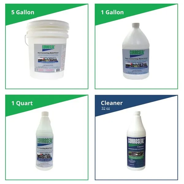 Water-Based Rust Converter Metal Primer, Rust Converter - 1 Gallon
