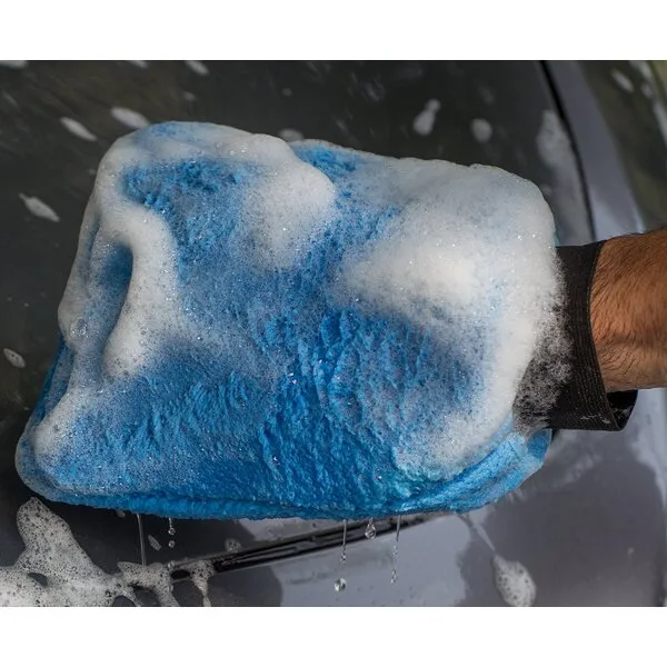 Viking Car Care 835000 Long Pile Microfiber Wash Mitt, Colors May Vary