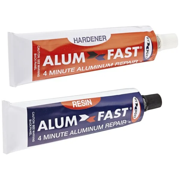 Hy-Poxy H-455 Alumfast 6.5 oz Rapid Cure Aluminum Putty Repair Kit