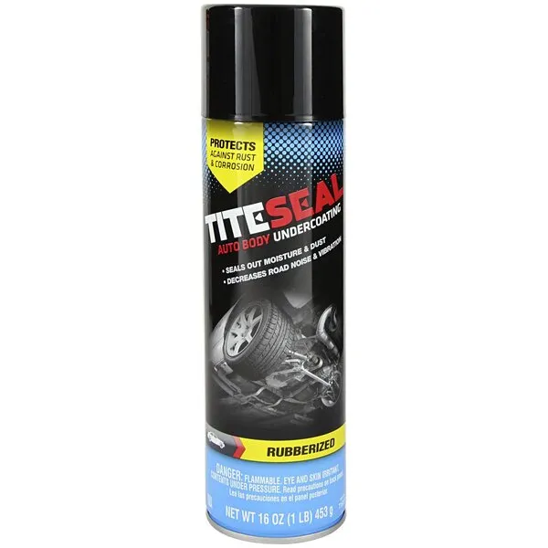 TITESEAL by GUNK T1617R Rubberized Auto Body Undercoating - 16 oz.