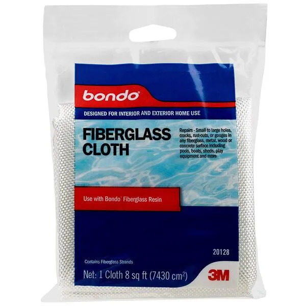 Bondo Fiberglass Cloth, 20128, 8 Sq Ft