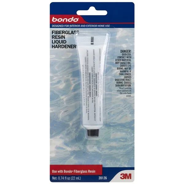 Bondo 20126 Home Solutions Fiberglass Resin Liquid Hardener - 22 ml
