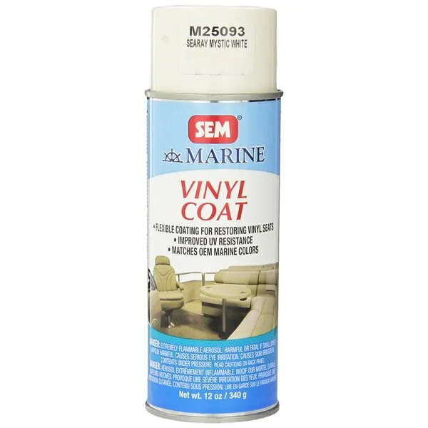 SEM M25093 Sea Ray Mystic White Marine Vinyl Coat - 12 oz. Package may vary