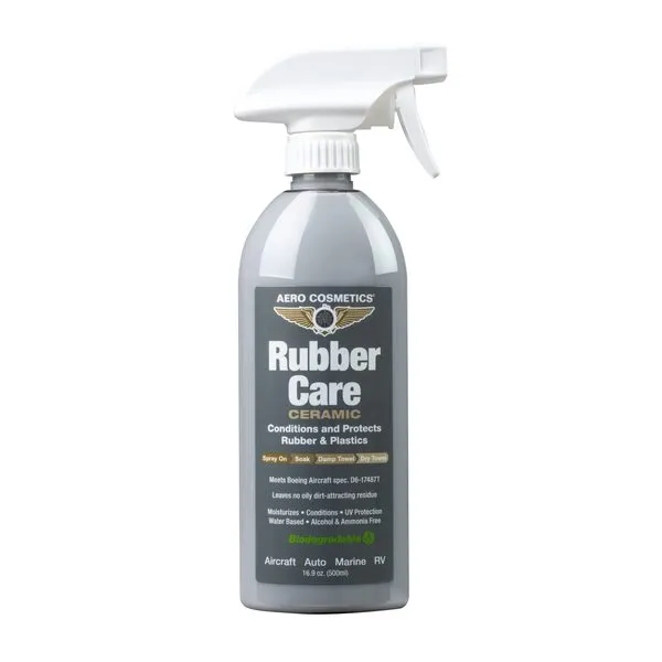 Ceramic Tire Dressing Protector, No Tire Shine, No Dirt or Brake Dust Attracting Residue 16 Fl. oz Satin/Matte Finish Stays Clean Longer Cleans Up Easier Aircraft Grade Better Than Automotive Products