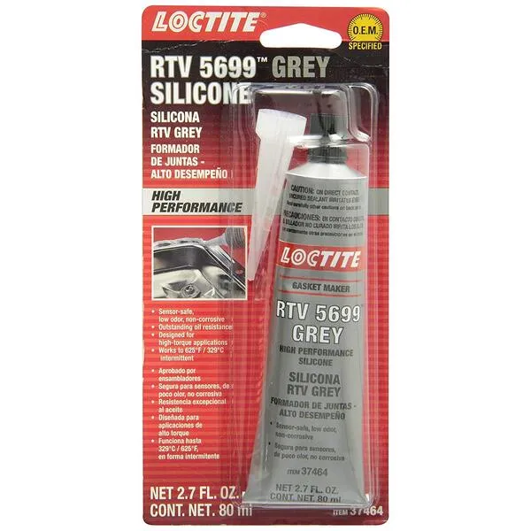 Loctite Gray RTV 5699 Silicone Sealant 80 ml Tube P/N 37464