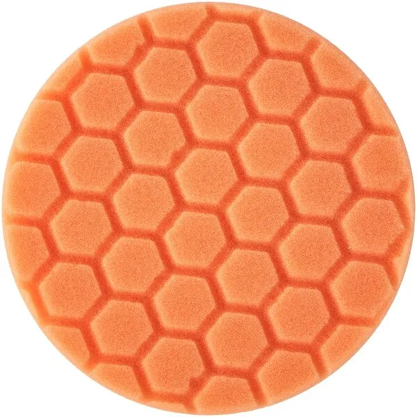 Chemical Guys BUFX_102_HEX5 Hex-Logic Medium-Heavy Cutting Pad, Orange, 5.5