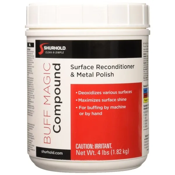 Shurhold Buff Magic Compound Surface Reconditioner & Metal Polish - 4LB Jar