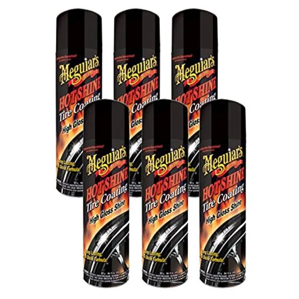 Meguiar\'s Hot Shine Tire Spray (15 oz) - Pack of 6