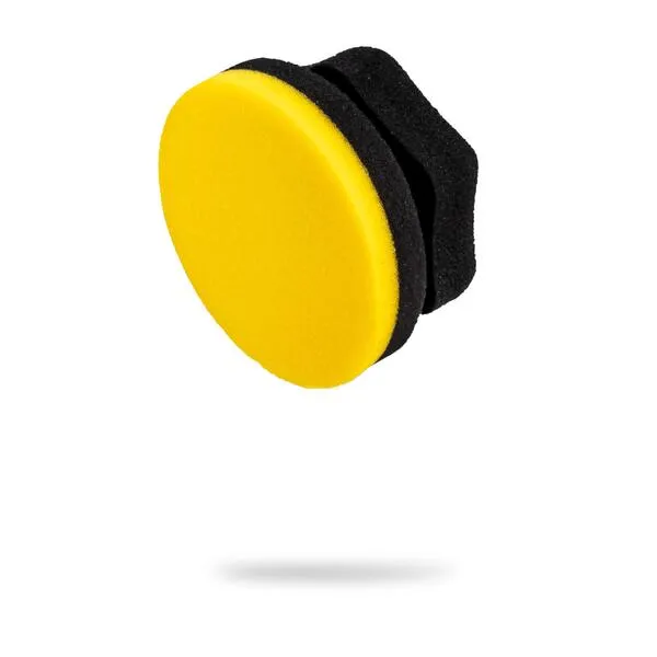 Adam's Polishes Yellow Hex Grip Car Wax Foam Applicator - Car Detailing Tool for Waxing Kit Glaze Sealant Liquid Paste Wax Ceramic Coating | Paint & Auto Part Accessories | Car Wash Kit Cleaning