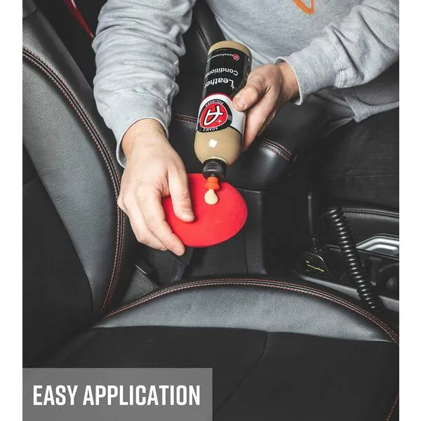 Adam's Polishes Premium Interior Dressing Applicators - for Use On Boat, Bike, RV, Auto Interior Car Accessories, Seats, Vinyl, Dashboard, Steering Wheel & More to Clean & Restore Color Back (2 Pack)