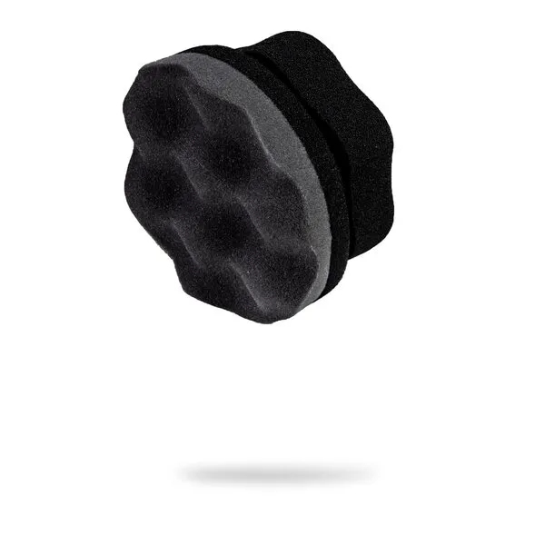 Adam's Pro Tire Hex Grip Applicator - Tire Shine Car Detailing Foam Sponge Tool | Car Cleaning Supplies After Car Wash Tire Cleaner | for Vinyl Rubber & Trim Accessories | Wheel Cleaner & Rim Cleaner