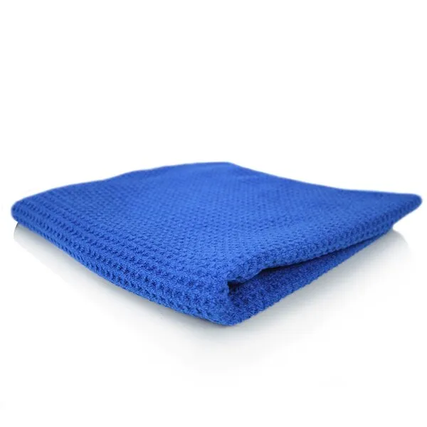 Chemical Guys MIC_708_1 Waffle Weave Towel for Home & Auto Glass, Windows, Mirrors & More, Blue (24 in. x 16 in.)