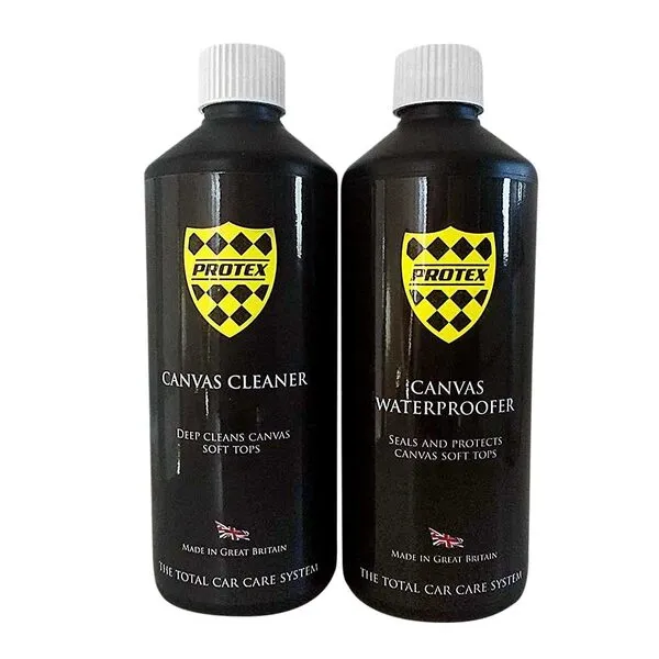 PROTEX Convertible Soft Top Care Kit with Canvas Cleaner & Waterproofer 1 Litre