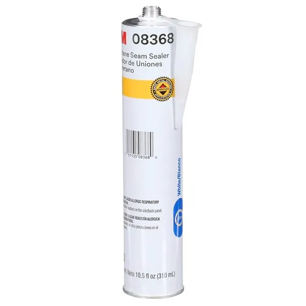 3M Urethane Seam Sealer, 08368, White Color, High Solids, Permanently Flexible, 310mL/10.5 fl oz Cartridge