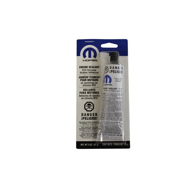 Genuine Chrysler Accessories 4883971 RTV Silicone Rubber Adhesive Engine Sealant - 3 oz. Tube