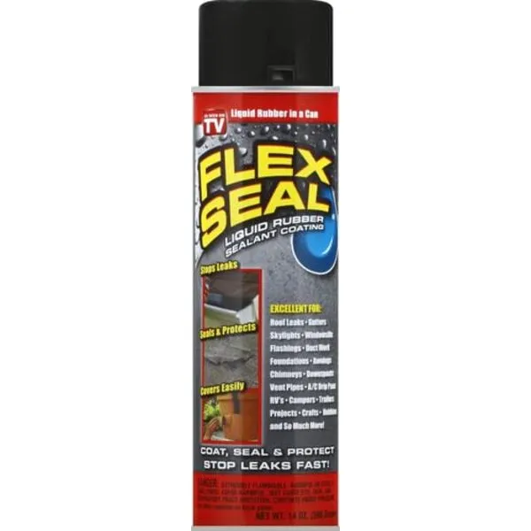 Flex Seal Satin Black Rubber Spray Sealant 14 oz. - Case of 6