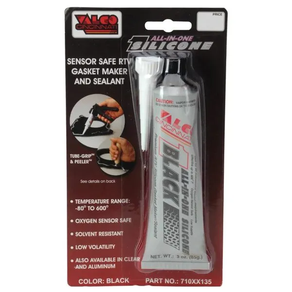 Valco 710XX135 BLACK SILICONE