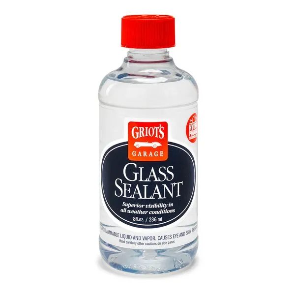 Griot\'s Garage 11033 Glass Sealant, 8 oz.,WHITE,RED
