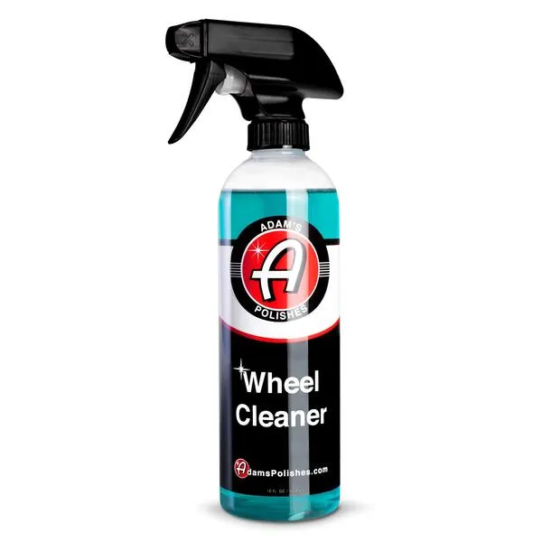 Adam\'s Polishes Wheel Cleaner 16oz - Tough Wheel Cleaning Spray for Car Wash Detailing | Rim Cleaner & Brake Dust Remover | Safe On Chrome Clear Coated & Plasti Dipped Wheels | Use w/Wheel Brush
