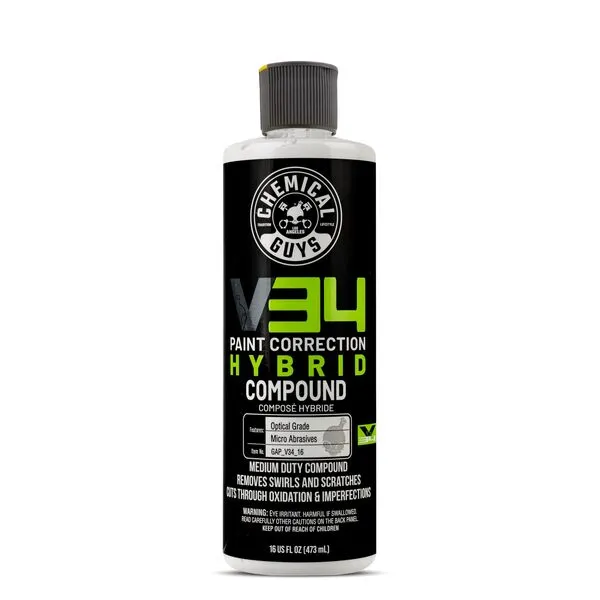 Chemical Guys GAP_V34_16 V34 Optical Grade Hybrid Compound (16 oz)