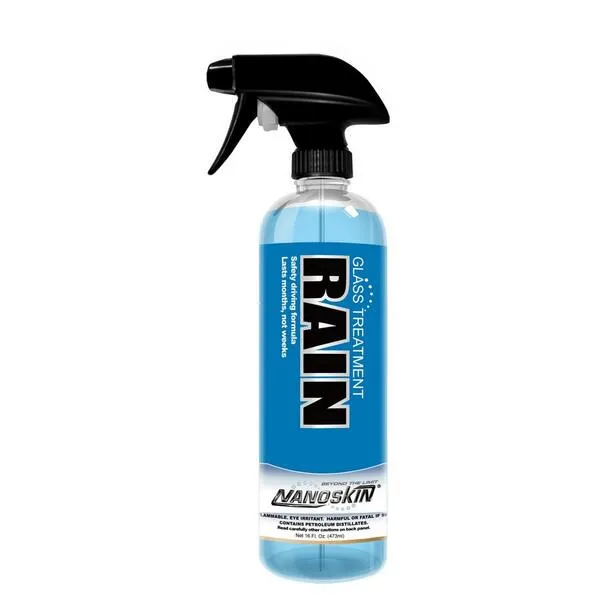 Nanoskin RAIN Glass Sealant 16 oz. - Durable, Invisible Coating for Windshields and Multi-Surface Protection | Repels Rain, Sleet, Snow, & Improves Visibility | For Automotive, Home, Office & More