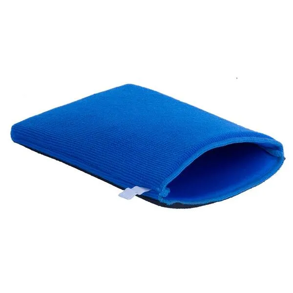 Nanoskin AUTOSCRUB Fine Grade Wash Mitt,Weft Knitted Microfiber [AS-016] Blue, 6