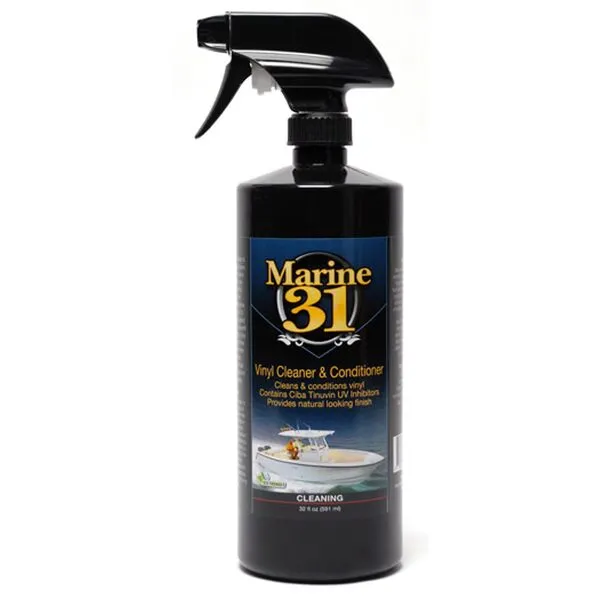 Marine 31 Vinyl Cleaner & Conditioner, M31-400, 32 Oz. Spray Bottle, 2-in-1 Vinyl Cleaner & Conditioner for Marine Surfaces; Boat Cleaner …