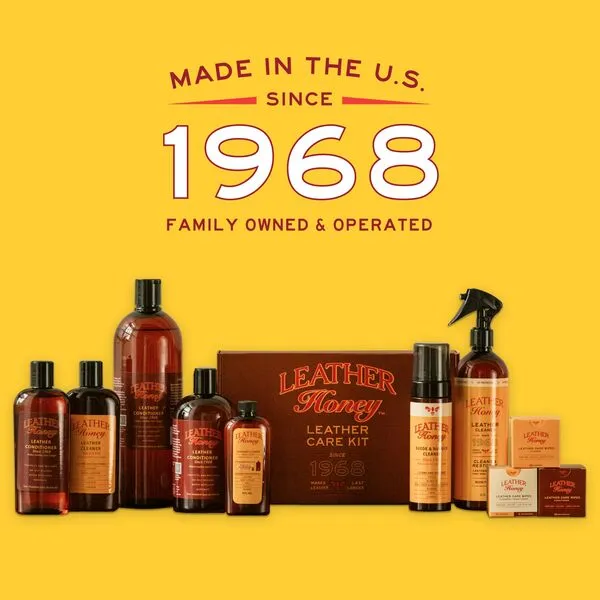 Leather Honey Lint-Free Application Cloth: Microfiber Cloth for Use Leather Conditioner and Leather Cleaner. Leather Care Made in The USA Since 1968