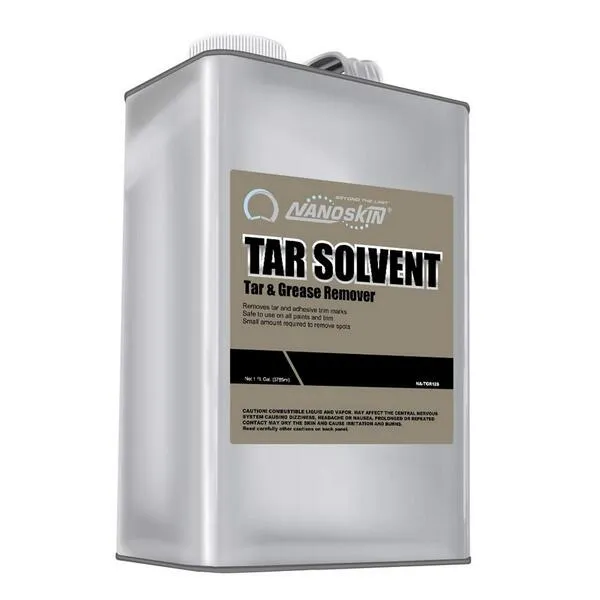 Nanoskin TAR SOLVENT 1 Gallon – Professional Tar, Grease, Crayon, Lipstick, Shoe Polish, Wax, Inks, Adhesives, Glues & Oil-Based Stains Remover | Gentle on Paints & Trim | For Home, Automotive & More