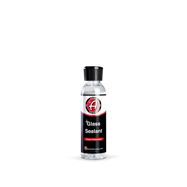 Adam\'s Polishes Glass Sealant 2.0 4oz - Super Concentrated, Easy Application - Water Simply Rolls Off Treated Surfaces - Designed to Bead Water and Keep Glass Clean