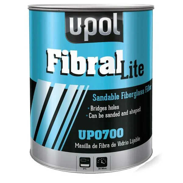 U-Pol Products 0700 FIBRAL Glass Fiber Filler - 3 Liter