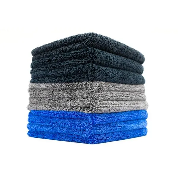 The Rag Company - Drying Towels for Car Detailing - Premium Microfiber Cloth Perfect for a Streak-Free Finish - Spectrum 420 Dark Pack - 420 GSM, 16