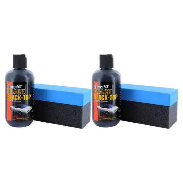 Forever Car Care Products FB813 Black Black Top Gel and Foam Applicator (2 Pack)