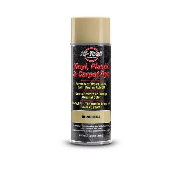 Hi-Tech Beige Vinyl Plastic & Carpet Aerosol Dye