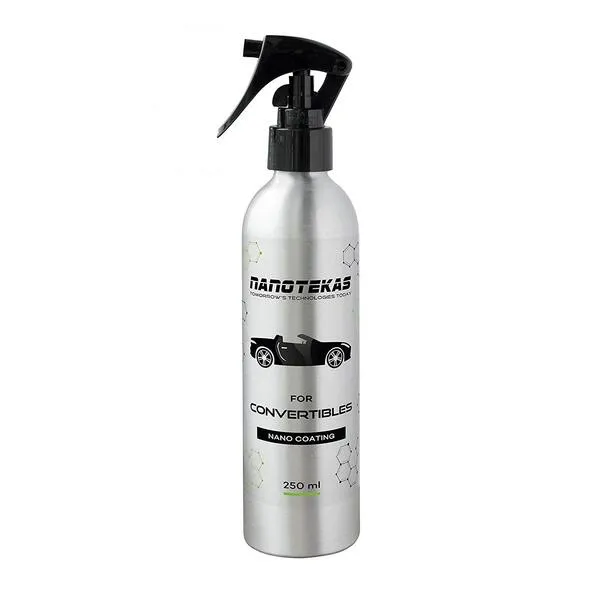 Nanotekas Convertible Roof Nano Coating | Vinyl Waterproof Cabrio Soft Top Protector Keep Dry 250ml