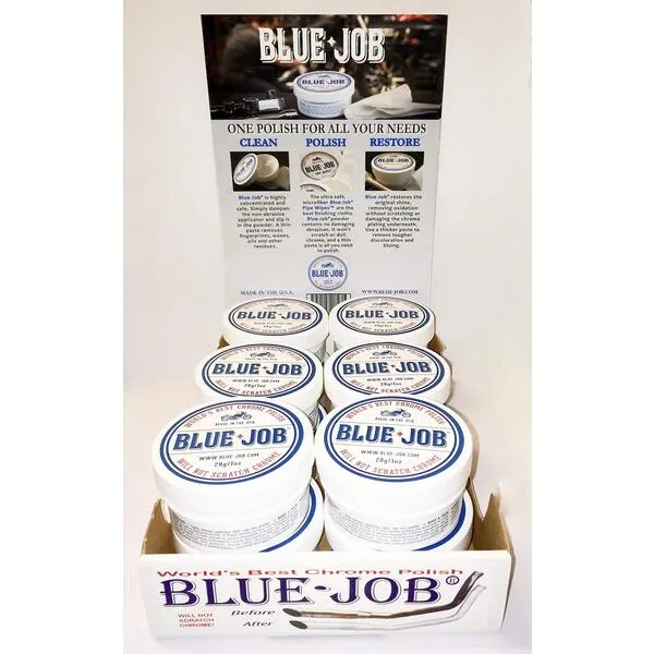 Blue-Job® Chrome Polish - Perfect for Your Motorcycle! One Polish for All Your Needs