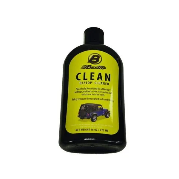 Bestop 1121100 Vinyl Fabric Cleaner, 16 oz single bottle - boxed