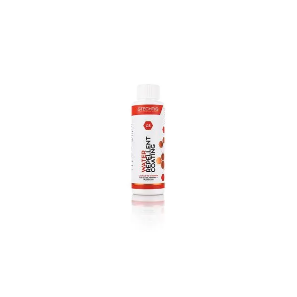 Gtechniq - G5 Water Repellent Coating for Glass and Perspex - Maximum Water Repellency; Extremely Hydrophobic, Easy to Apply, 3 to 6 Months Durability; Keep Glass Cleaner for Longer (100 milliliters)