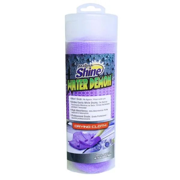 HI-TECH Magna Shine Water Demon | Microfiber Drying Towel | Car Wash Detailing Towel | Cars, Trucks, Boats and Motorcycles – Ultra Absorbent